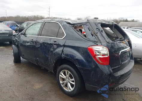 2017 Chevrolet Equinox Lt из США, поврежденный, VIN 2GNFLFEKXH6269566